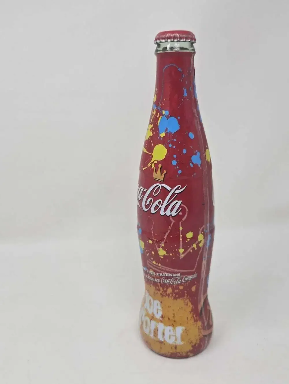 Ltd Edition Coca Cola Glass Bottle These Kids Wear Crowns Band Joe Porter RARE